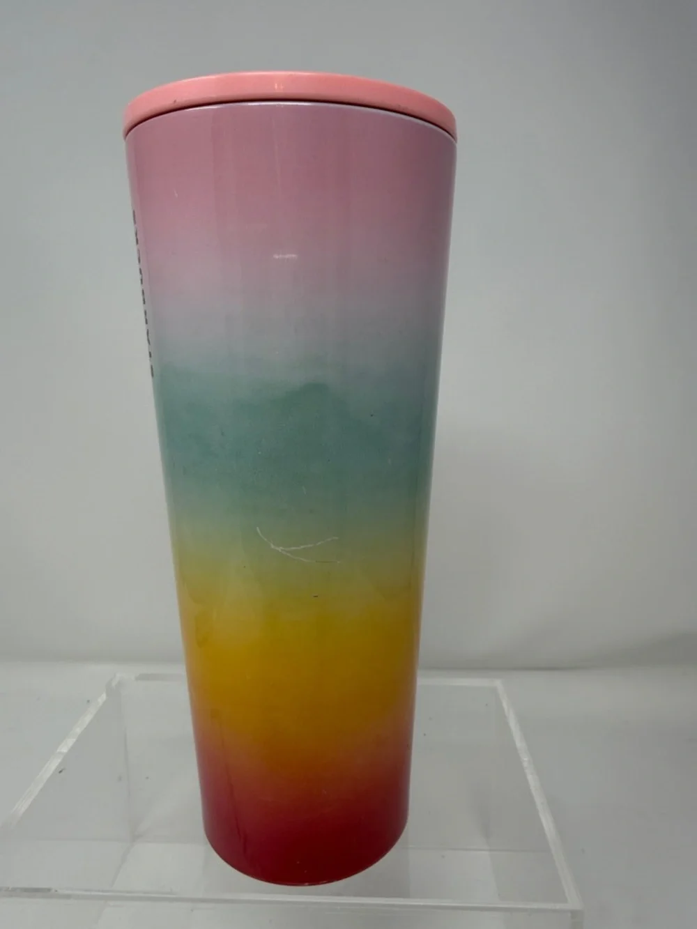 Starbucks Rainbow Ombré summer 2019 24oz Stainless Tumbler